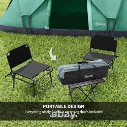 Spacious 6-Person Dome Camping Tent with 3000mm Water Resistance & UV Shielding