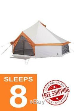 Stand Up Tent Yurt Camping 6-8 Person Family Extra Large Waterproof Yert