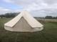Stovemate 6m Bell Tent 360gsm Fireproof Natural Canvas With Matting And Rug