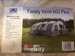 SunnCamp Family Vario 600+ Family Tunnel Tent