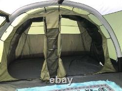 Sunncamp Invadair 600 Airbeam Tent Sleeps 6 Pitched In Mins, Excellent Condition