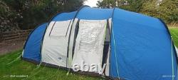 Sunncamp Shadow 800 DL 8 Berth Man Person Large Camping Poled Blue/Silver Tent