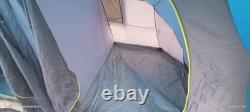 Sunncamp Shadow 800 DL 8 Berth Man Person Large Camping Poled Blue/Silver Tent
