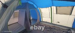 Sunncamp Shadow 800 DL 8 Berth Man Person Large Camping Poled Blue/Silver Tent