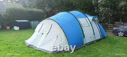 Sunncamp Shadow 800 DL 8 Berth Man Person Large Camping Poled Blue/Silver Tent