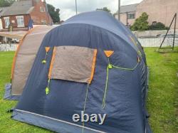 Sunncamp Tourist Plus 4 Berth Man Person Large Camping Poled Tent