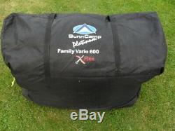 Sunncamp Vario 6 Platinum Family Tent. Large Size. Collection DY9