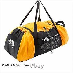 THE NORTH FACE Geodome 4 Tent with Footprint NV21800 Saffron Yellow withTracking