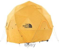 THE NORTH FACE NV21800 Geodome 4 Tent Saffron Yellow 3 Season