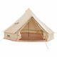 Tomount 4 M Bell Tents, Bell Tent, Large Space Family Tent With Zip In