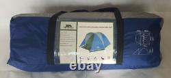 TRESPASS 6 MAN DARKENED ROOMS DOME TENT with defects Blue