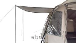 Tambu Nihaita 5 Person Family Tunnel Tent Camping Outdoor 3 Rooms Brown