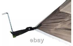 Tambu Nihaita 5 Person Family Tunnel Tent Camping Outdoor 3 Rooms Brown