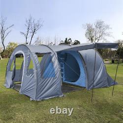 Tent 15Man Canvas Camping Family Backpacking Frame Tunnel Large Lightweight Tent