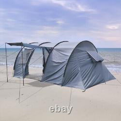 Tent 15Man Canvas Camping Family Backpacking Frame Tunnel Large Lightweight Tent