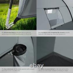 Tent 6 Man Canvas Camping Family Backpacking Frame Tunnel Large Lightweight
