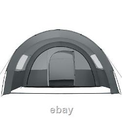 Tent 6 Man Canvas Camping Family Backpacking Frame Tunnel Large Lightweight