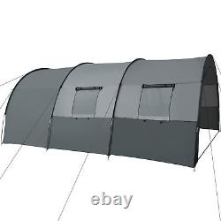 Tent 6 Man Canvas Camping Family Backpacking Frame Tunnel Large Lightweight