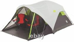 Tent Camping Coleman 6 Person Fast Weatherproof Durable Screened Porch 10' x 9