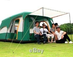 Tent Camping Double Layer Waterproof Outdoor Big Space Season Hiking 10 People