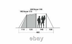 Tent, Easy Camp Tent Huntsville 500 5 Person Tent