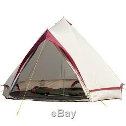 Tent Man Camping 6-8 Person Outdoor Tent Large Sewn-in FloorVacationQuickShelter