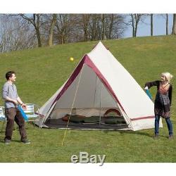 Tent Man Camping 6-8 Person Outdoor Tent Large Sewn-in FloorVacationQuickShelter