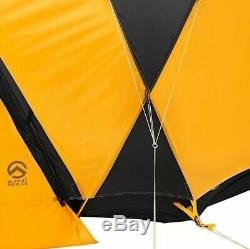 The North Face Bastion 4 Tent Black And Yellow Mountaineering Large