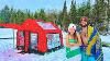 The Ultimate Winter Camping Challenge Freezing Rain Frozen River And A Polar Dip