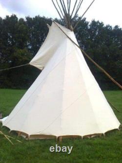 Tipi Teepee Tent Available In Various Sizes High Quality Canvas FREE POSTAGE