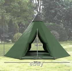 Tipi Tent 6Men Tee Pee Tent for Outdoor Camping Hiking Travel