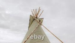 Tipi tent 5m, 16ft Cheyenne teepee tent, 100% natural material, pyramid