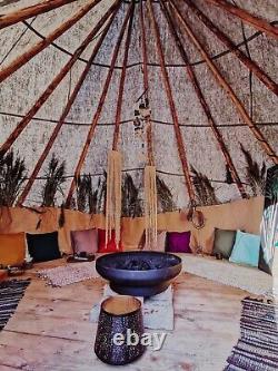 Tipi tent 5m, 16ft Cheyenne teepee tent, 100% natural material, pyramid