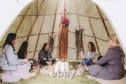 Tipi tent 5m, 16ft Cheyenne teepee tent, 100% natural material, pyramid