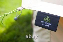 Touareg 5M Bell Tent with Stove Hole Fire Retardant Glamping Camping Yurt Large