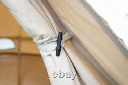 Touareg 5M Bell Tent with Stove Hole Fire Retardant Glamping Camping Yurt Large
