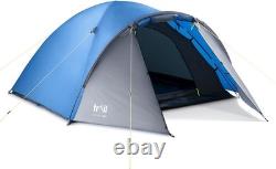 Trail Bracken 4-Person Dome Tent with Porch Blue