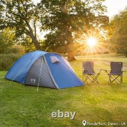 Trail Bracken 4-Person Dome Tent with Porch Blue