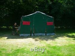 Trailer Tent Raclet Acropolis trailer tent plus large awning, green/grey