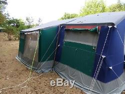 Trailer Tent Raclet Acropolis trailer tent plus large awning, green/grey