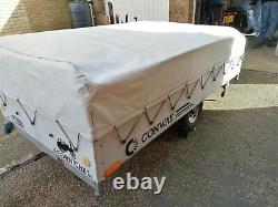 Trailer tent, sleeps 4 plus. Large extention, new wheel bearings and lots more