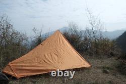 TrekkerNO Trekking Pole Tent 1 Person Waterproof Ultralight Camping Tent Green