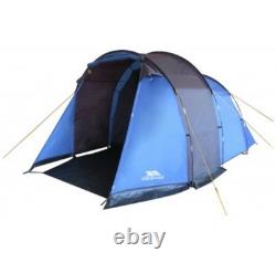 Trespass 4 Man Tunnel Tent Navy with Carry Bag Excellent Condition Hardly Used