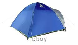 Trespass 6 Man 1 Room Darkened Room Dome Camping Tent