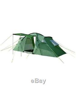 Trespass 6 Man 2 Room Tunnel Tent Large Family Tent