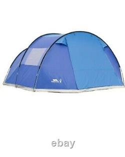 Trespass Torrisdale 6 Man Camping Tent Blue