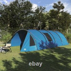 Tunnel Camping Tent Waterproof 4 Person Large Family Shelter Festival Hiking
