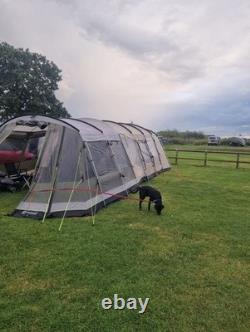 Tunnel Tent, Large Porch, Grey/Beige family tent with loads of accessories