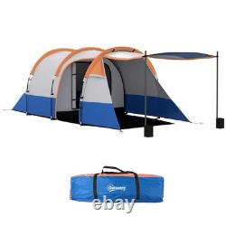 Two-Room Family Tent with Front Porch, Sleeps 3, Easy Setup, Waterproof