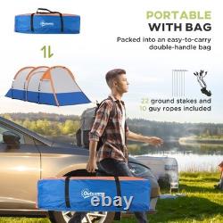 Two-Room Family Tent with Front Porch, Sleeps 3, Easy Setup, Waterproof